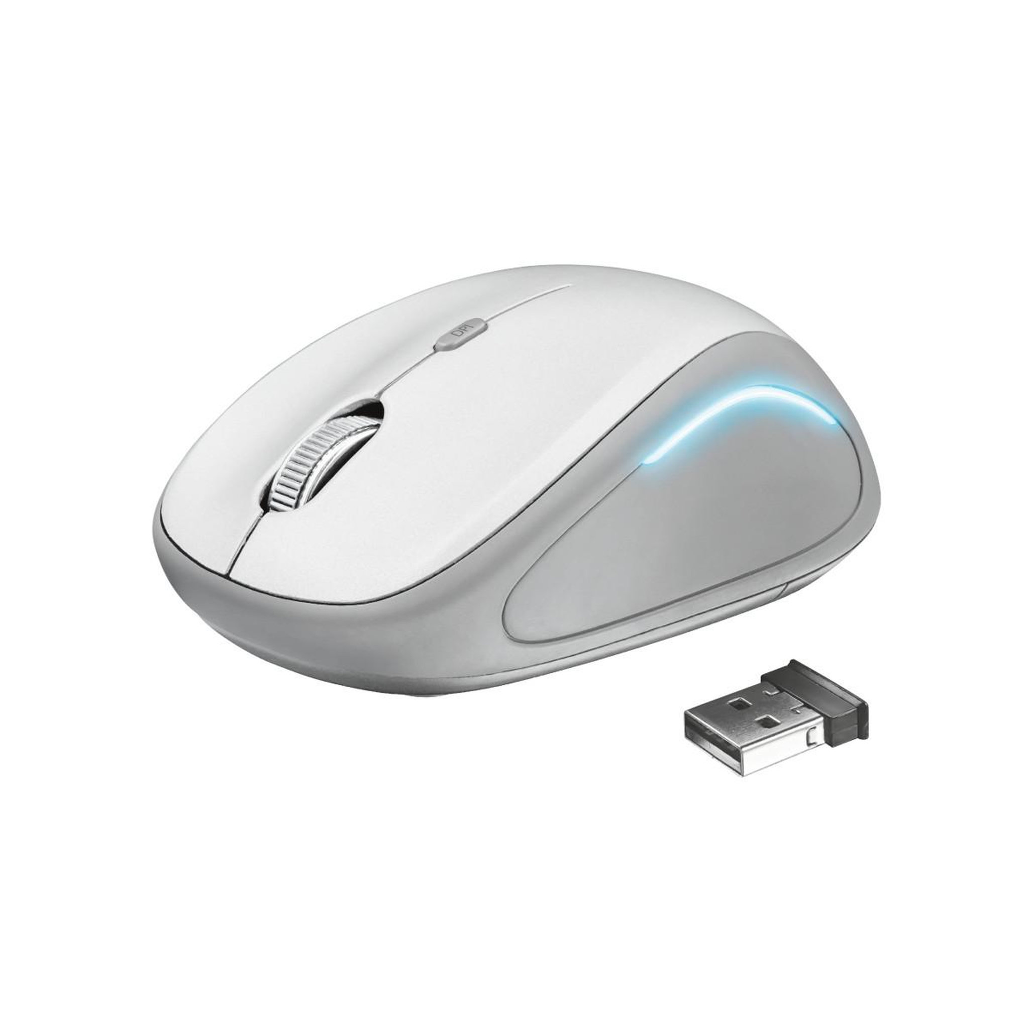 Voir la diapositive 2 : Trust Trust Yvi FX souris Bureau Ambidextre RF sans fil Optique 1600 DPI