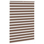 Voir la diapositive 4 : VIDAXL Store zebre marron 165x200cm largeur du tissu 160,9cm polyester