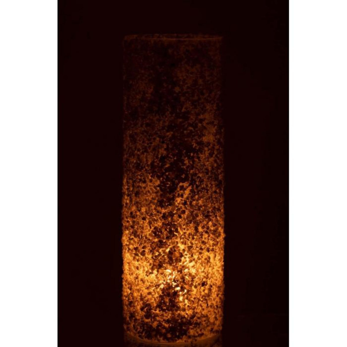 Paris Prix Photophore Déco en Verre  Rock  46cm Blanc