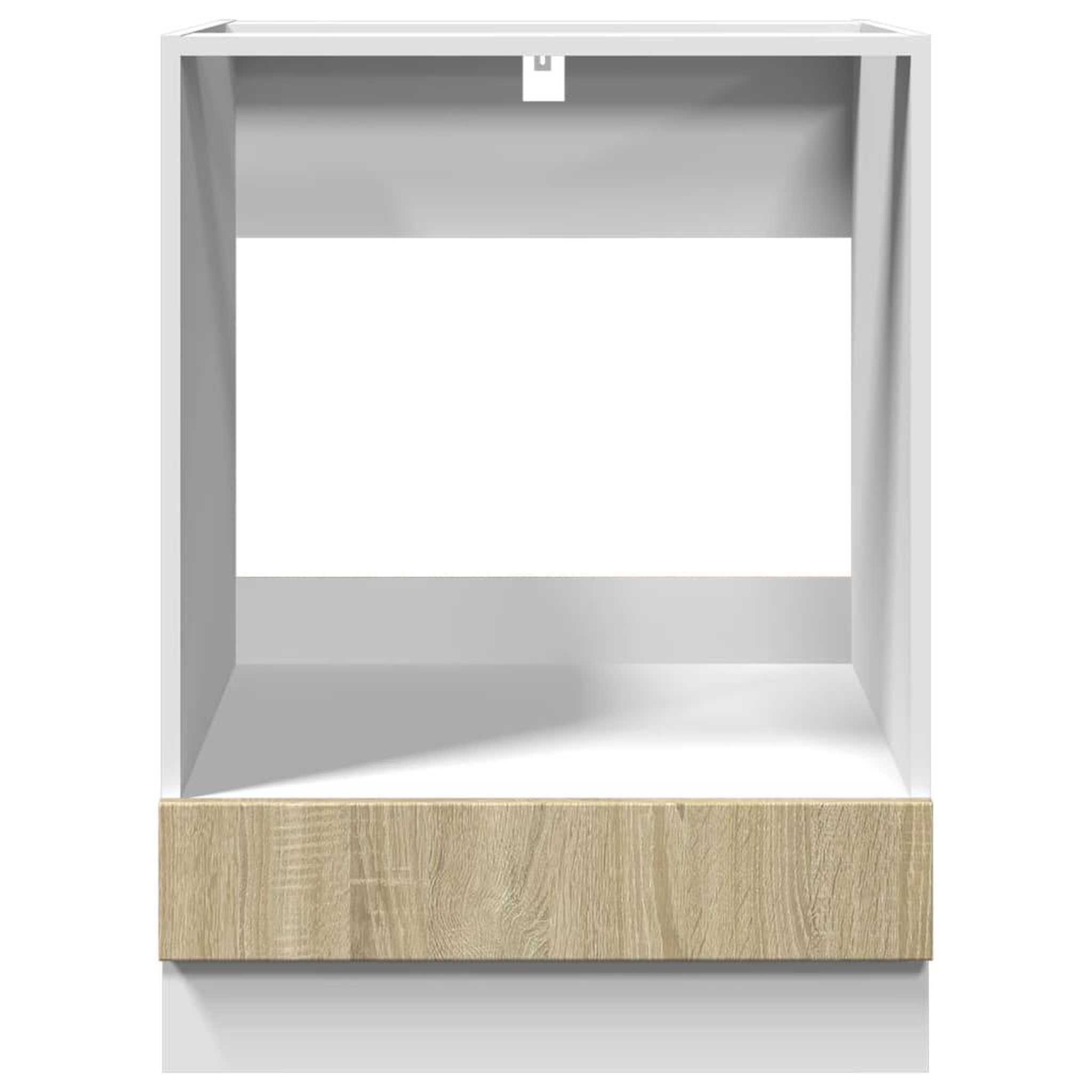 Voir la diapositive 5 : VIDAXL Armoire a four Chene sonoma 60x46x81,5 cm Agglomere