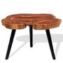 Voir la diapositive 2 : VIDAXL Table basse Bois d'acacia massif (55-60)x40 cm