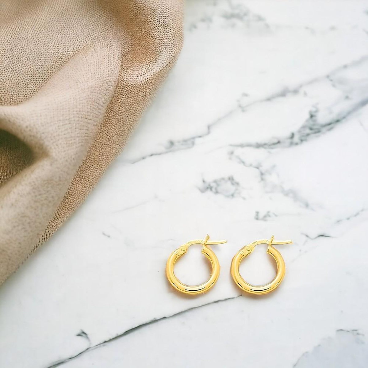 L'ATELIER D'AZUR Boucles d'Oreilles Or Jaune - Créoles Femme