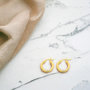 Voir la diapositive 2 : L'ATELIER D'AZUR Boucles d'Oreilles Or Jaune - Créoles Femme