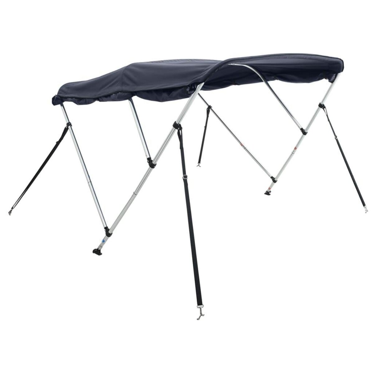 VIDAXL Toit bimini a 3 arceaux parois laterales 183x(185-198)x137 cm