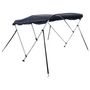 Voir la diapositive 3 : VIDAXL Toit bimini a 3 arceaux parois laterales 183x(185-198)x137 cm