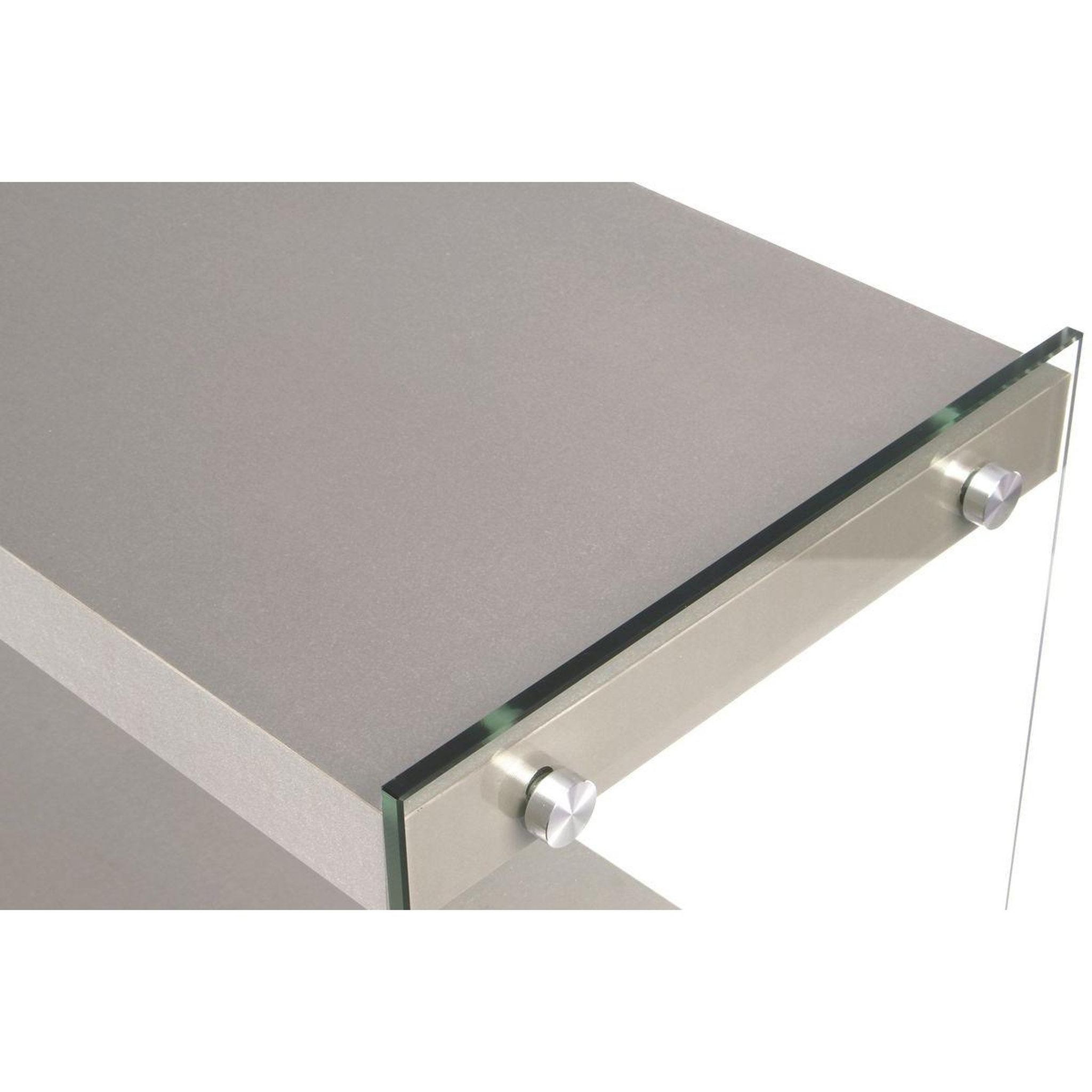 Voir la diapositive 3 : Paris Prix Étagère 4 niveaux  elementary  113cm argent