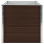 Voir la diapositive 4 : VIDAXL Jardiniere surelevee Marron 160x80x77 cm Acier galvanise