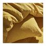 Voir la diapositive 2 : Today Parure de lit - TODAY - 123333 - 1 personne - 140x200 cm - Gaze de coton unie - Ocre