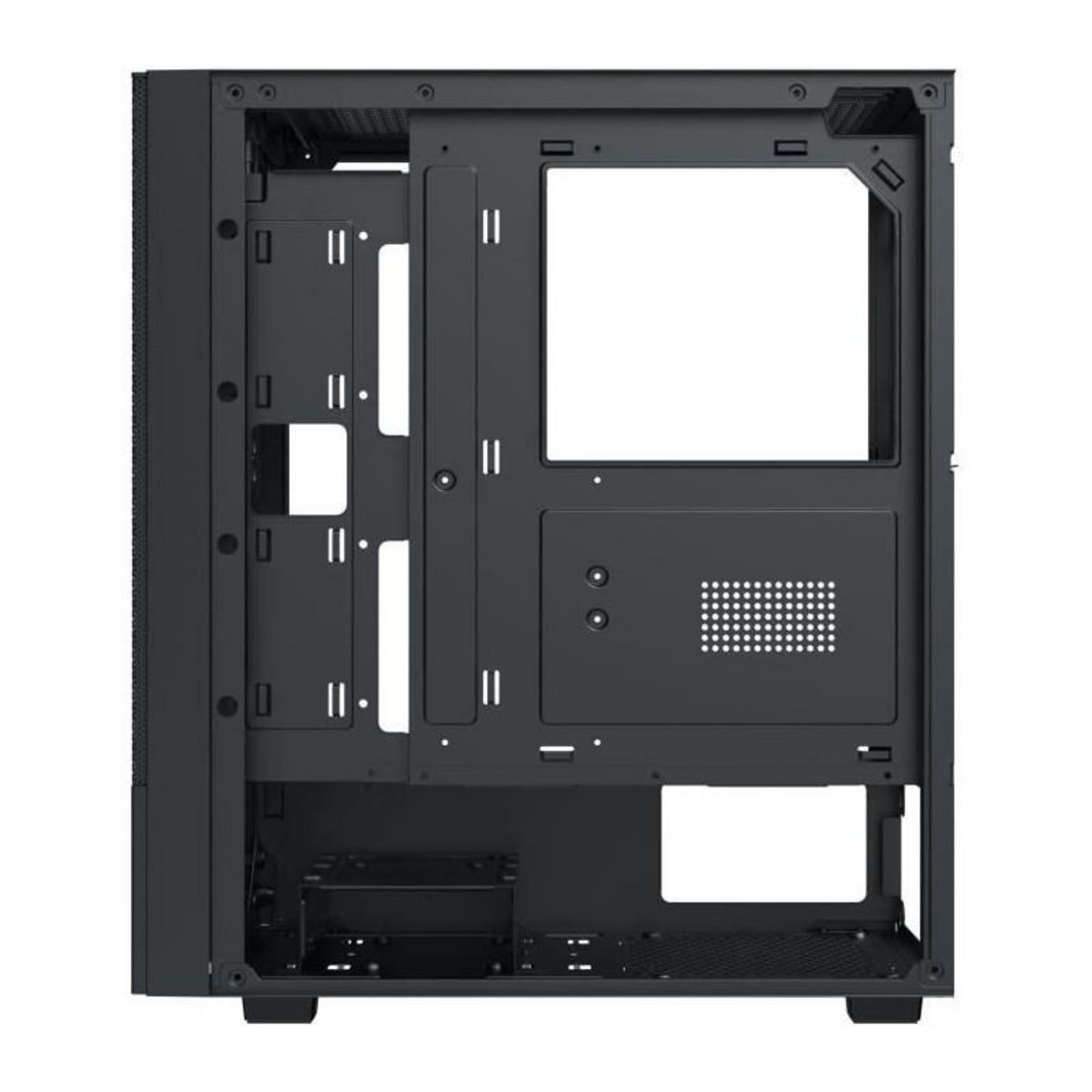 Xigmatek Boîtier PC Moyen Tour sans alim - XIGMATEK HERO II Air 3F (Noir) - ATX/Micro ATX - 3x120mm FRGB - Mesh - USB 3.0/2.0