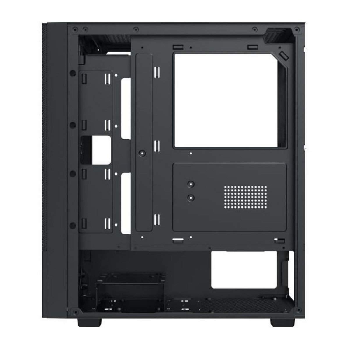 Xigmatek Boîtier PC Moyen Tour sans alim - XIGMATEK HERO II Air 3F (Noir) - ATX/Micro ATX - 3x120mm FRGB - Mesh - USB 3.0/2.0