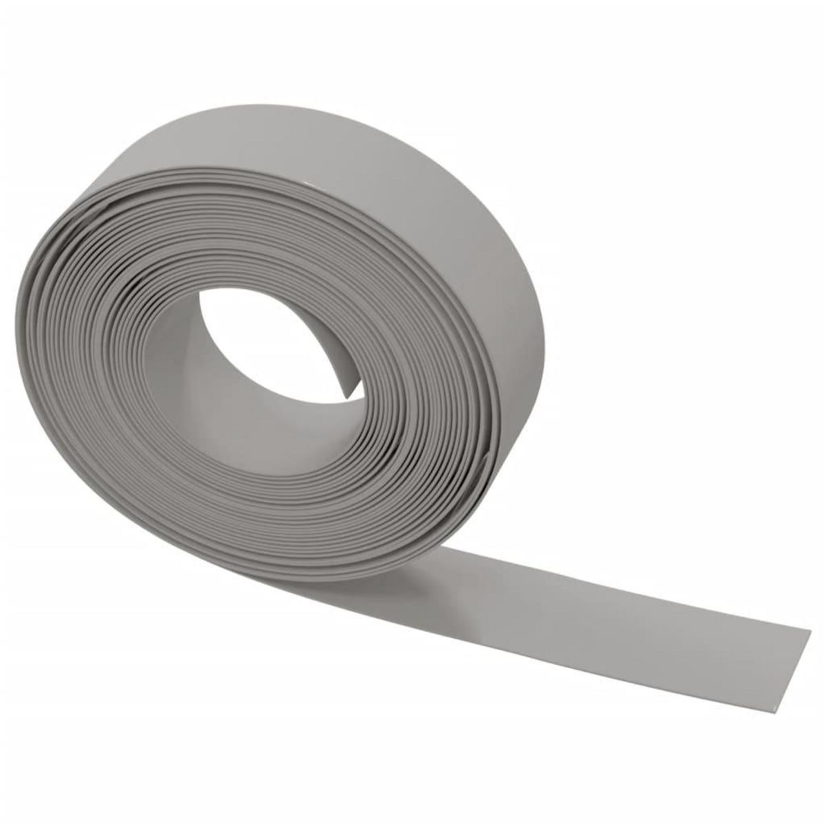 VIDAXL Bordure de jardin gris 10 m 15 cm polyethylene