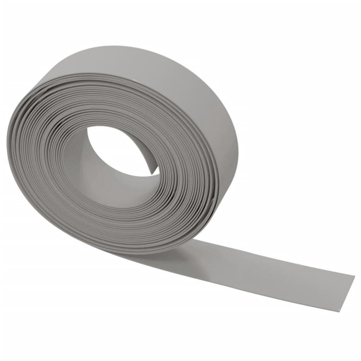 VIDAXL Bordure de jardin gris 10 m 15 cm polyethylene