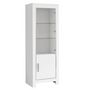 Voir la diapositive 1 : Vitrine design 1 porte laquée brillante L112cm MILANO