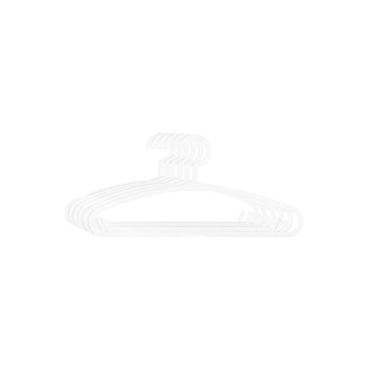 Atmosphera Kids Lot de 6 Cintres pour Enfant  Basique  28cm Blanc