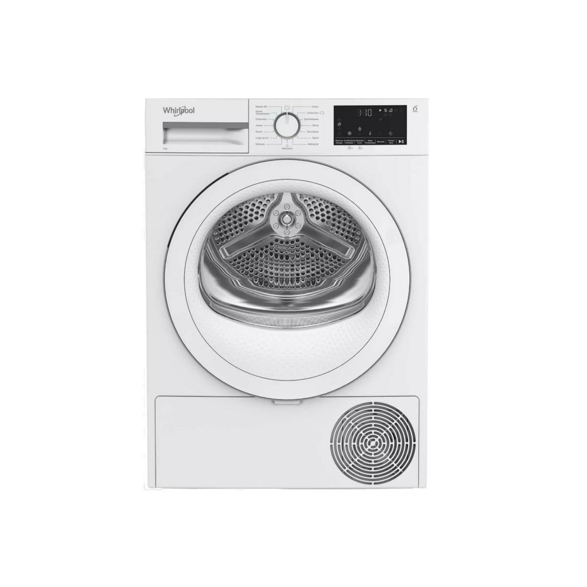 Whirlpool Sèche-linge pompe à chaleur 8kg 60cm blanc - CWSD83MWWSFR