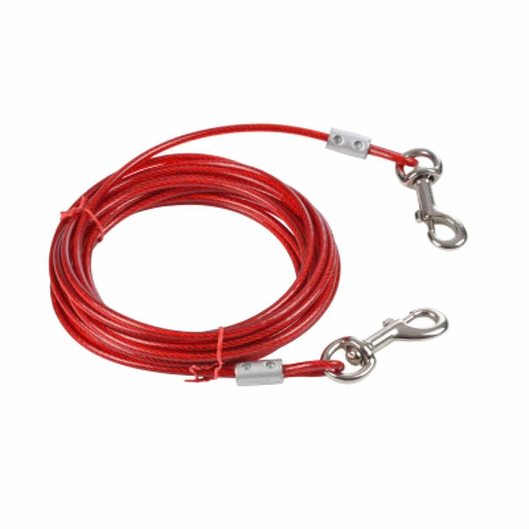 LOVE STORY Laisse d'attache pour chien  ultra résistante  6m rouge