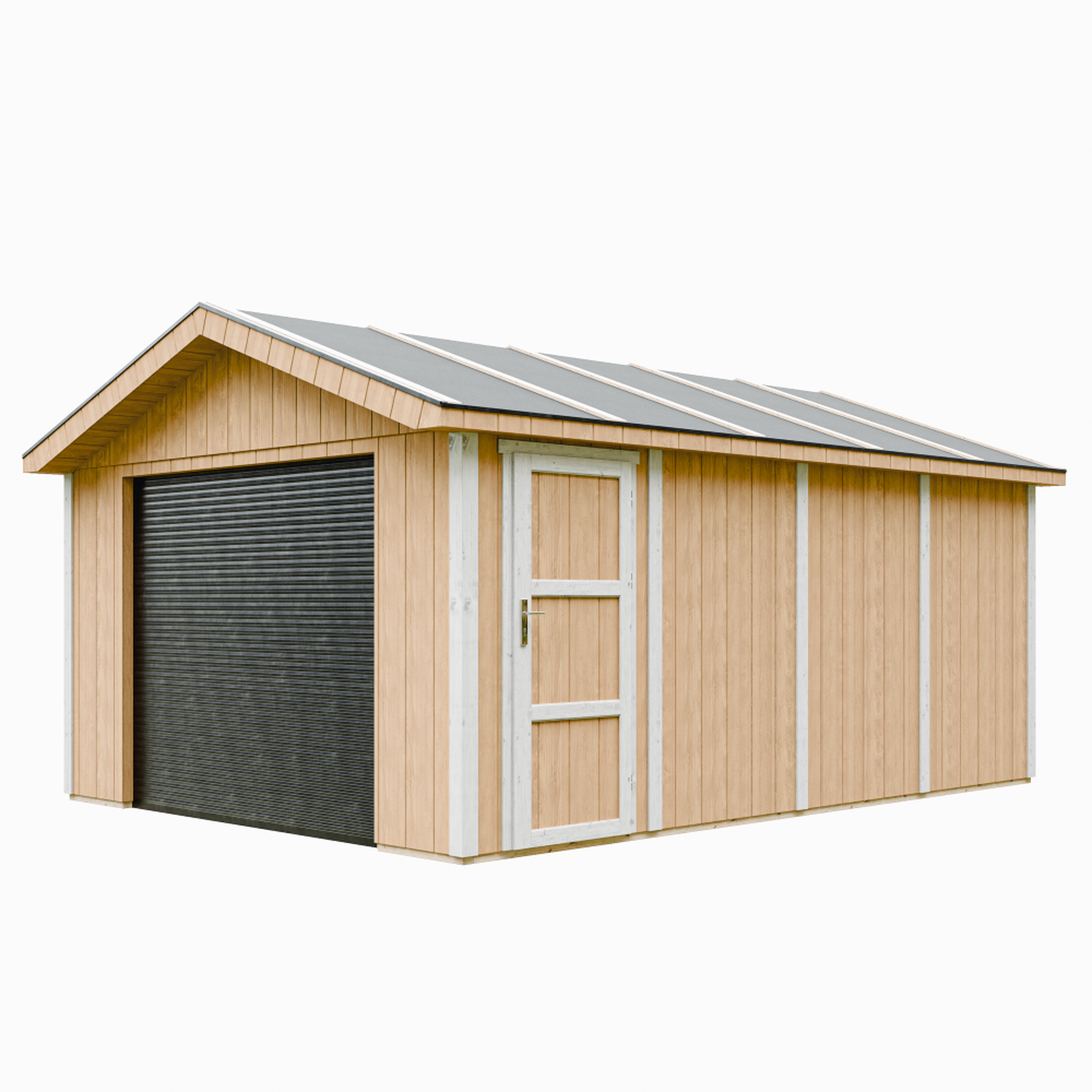 Voir la diapositive 1 : TIMBELA Garage qualité premium 17m² l378xl530 cm garage pour auto, moto, vélos, machines de jardinage m991b