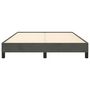 Voir la diapositive 5 : VIDAXL Cadre de lit sans matelas gris fonce 140x190 cm velours