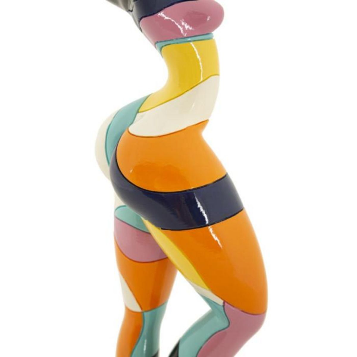 Paris Prix Statuette Femme Danseuse  Rubic  38cm Multicolore