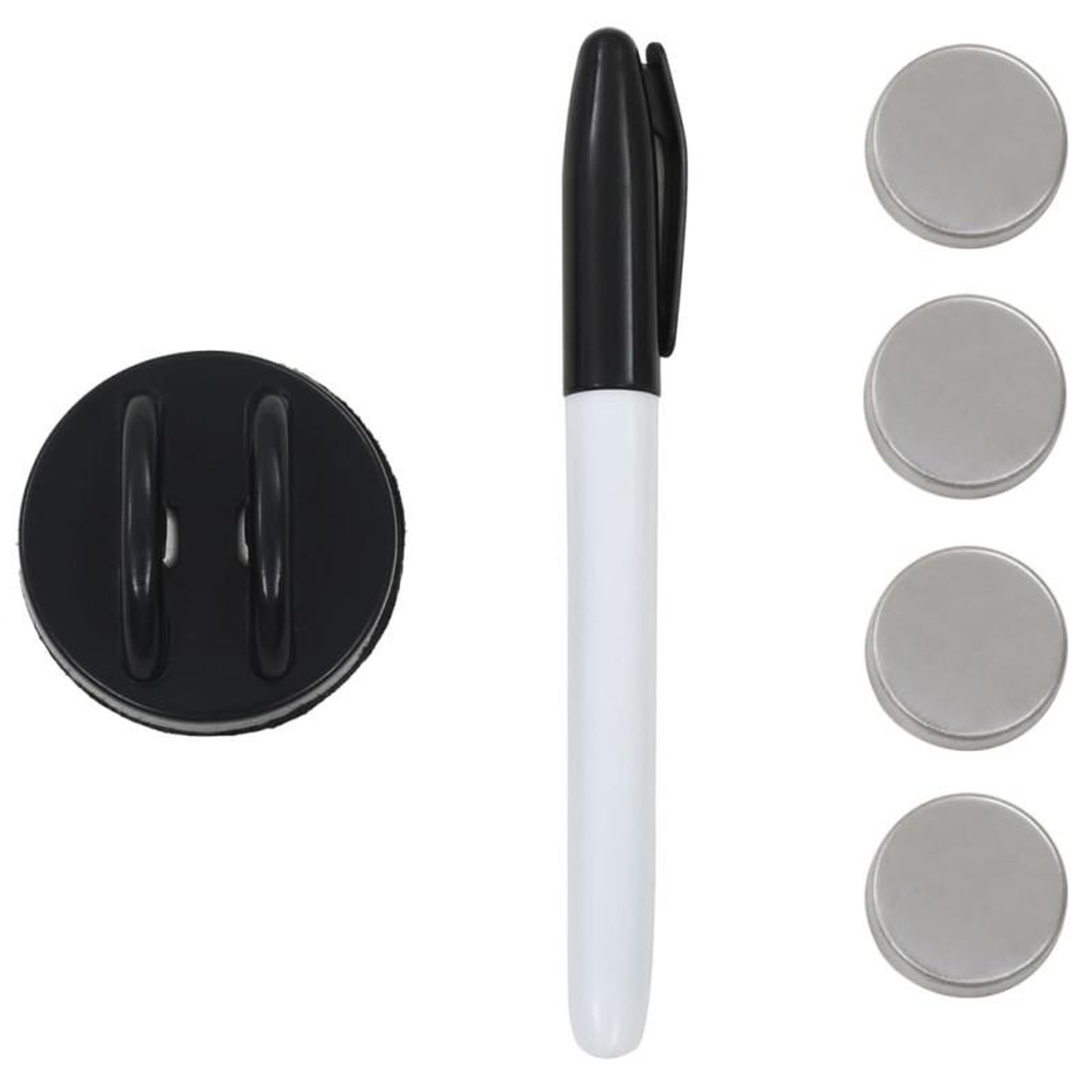 Voir la diapositive 4 : VIDAXL Tableau noir magnétique mural Verre 60x60 cm