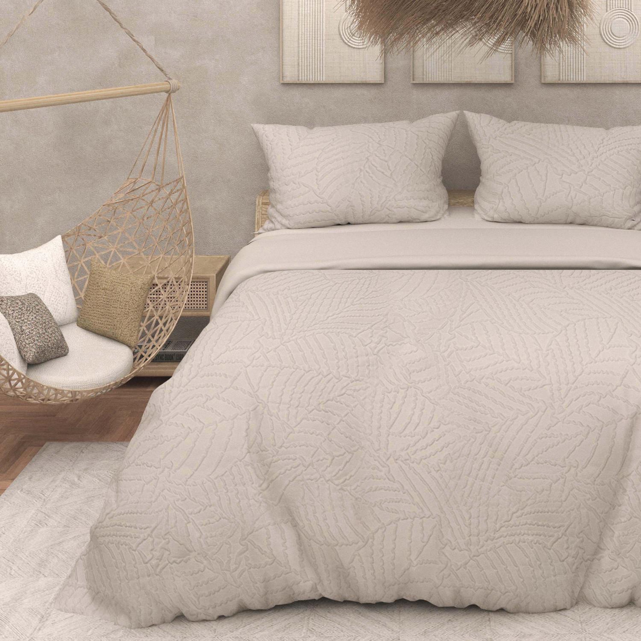 Voir la diapositive 1 : SOLEIL D'OCRE Parure housse de couette 3D microfibre MAYA, par Soleil d'Ocre