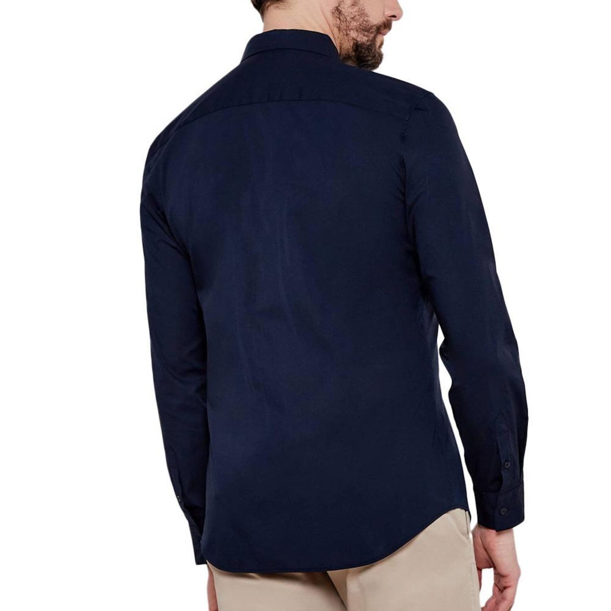 CALVIN KLEIN JEANS Chemise Marine Homme Calvin Klein Jeans Solid Stretch