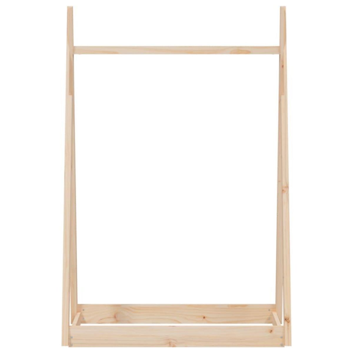 VIDAXL Porte-vetements 100x45x150 cm Bois de pin massif