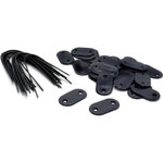 NATURE Set de fixations , Couleur Anthracite