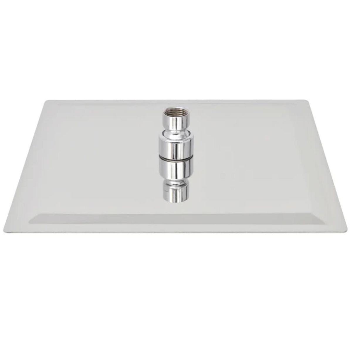 VIDAXL Tete de douche plongeante carree en acier inoxydable 25x25 cm
