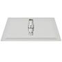 Voir la diapositive 3 : VIDAXL Tete de douche plongeante carree en acier inoxydable 25x25 cm