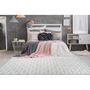 Voir la diapositive 2 : Paris Prix Tapis Shaggy Effet 3D  Vivica  Blanc & Anthracite