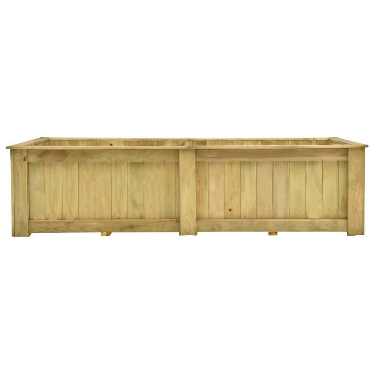 VIDAXL Jardiniere surelevee 196x100x50 cm Bois de pin impregne