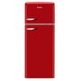 Voir la diapositive 5 : Amica Réfrigérateur combiné 55cm 246l statique rouge - AR7252R