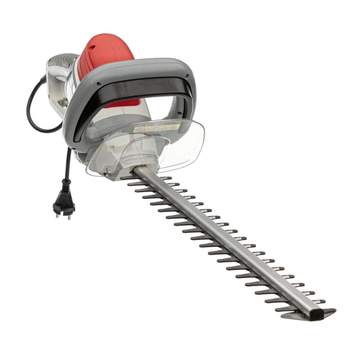 Ikra Taille-haie électrique 600W Double lame 55 cm Poignée ergonomique pivotante Frein électrique IKRA