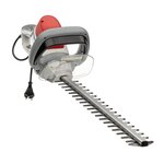 Ikra Taille-haie électrique 600W Double lame 55 cm Poignée ergonomique pivotante Frein électrique IKRA