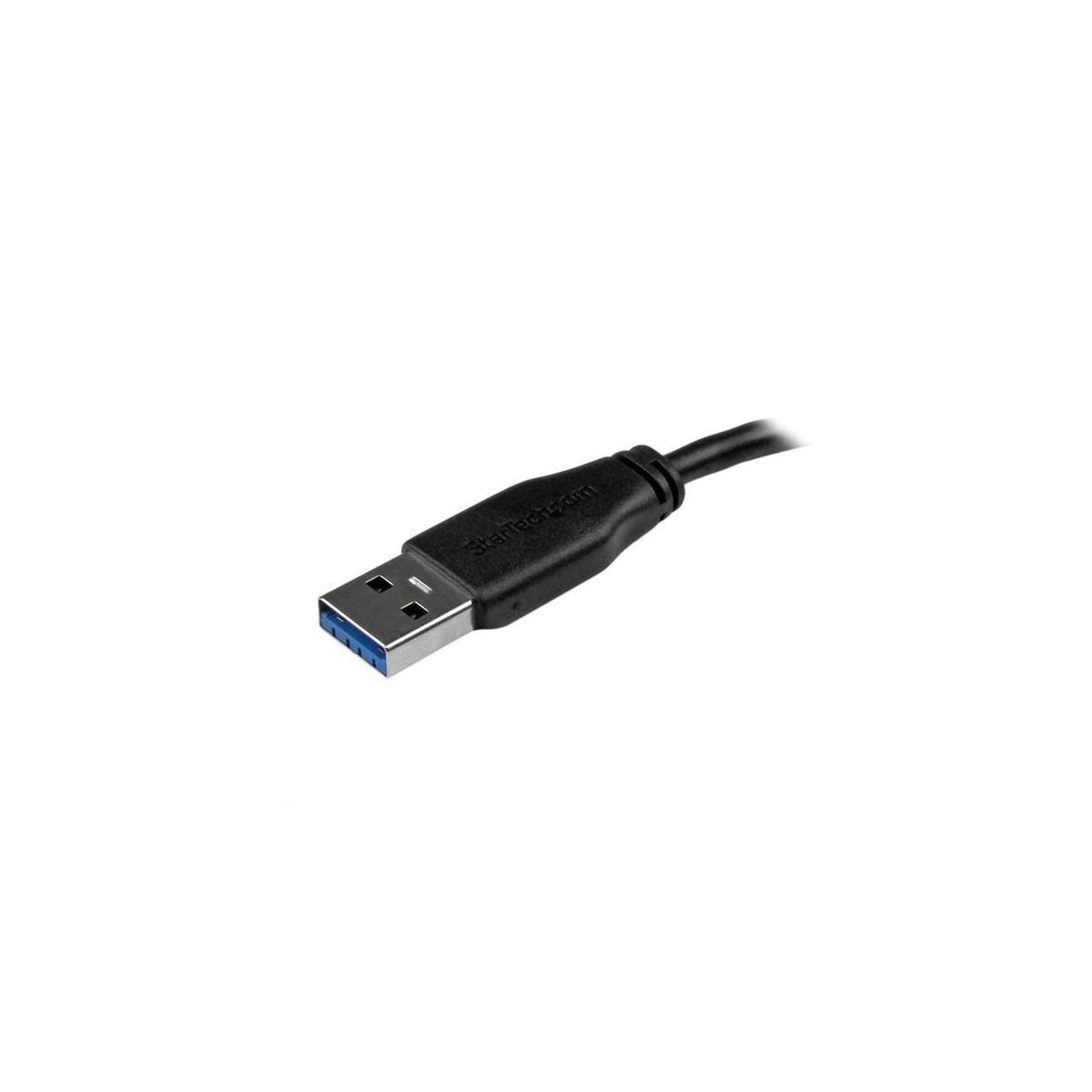 Voir la diapositive 3 : StarTech.com Câble USB StarTech.com Slim SuperSpeed USB3.0 A vers Micro B 15 cm