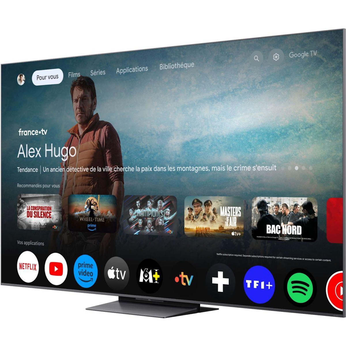 TCL TV Mini Led 65C89K 2025-65 pouces (164cm)