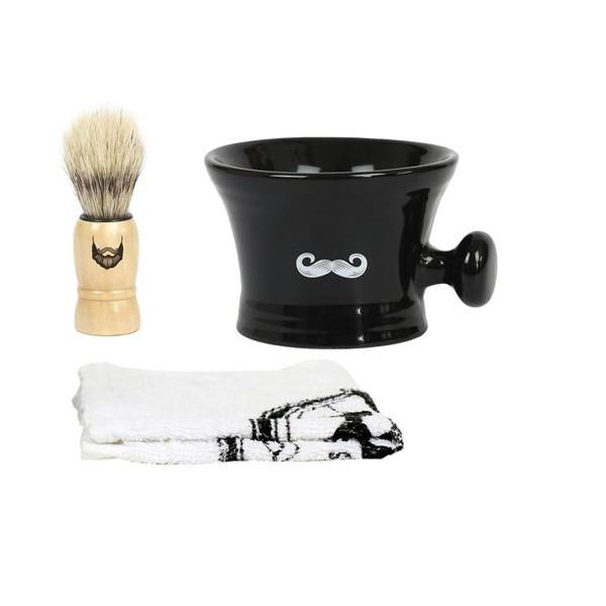 Cosmetic Club Coffret entretien de la barbe 3 accessoires no name noir