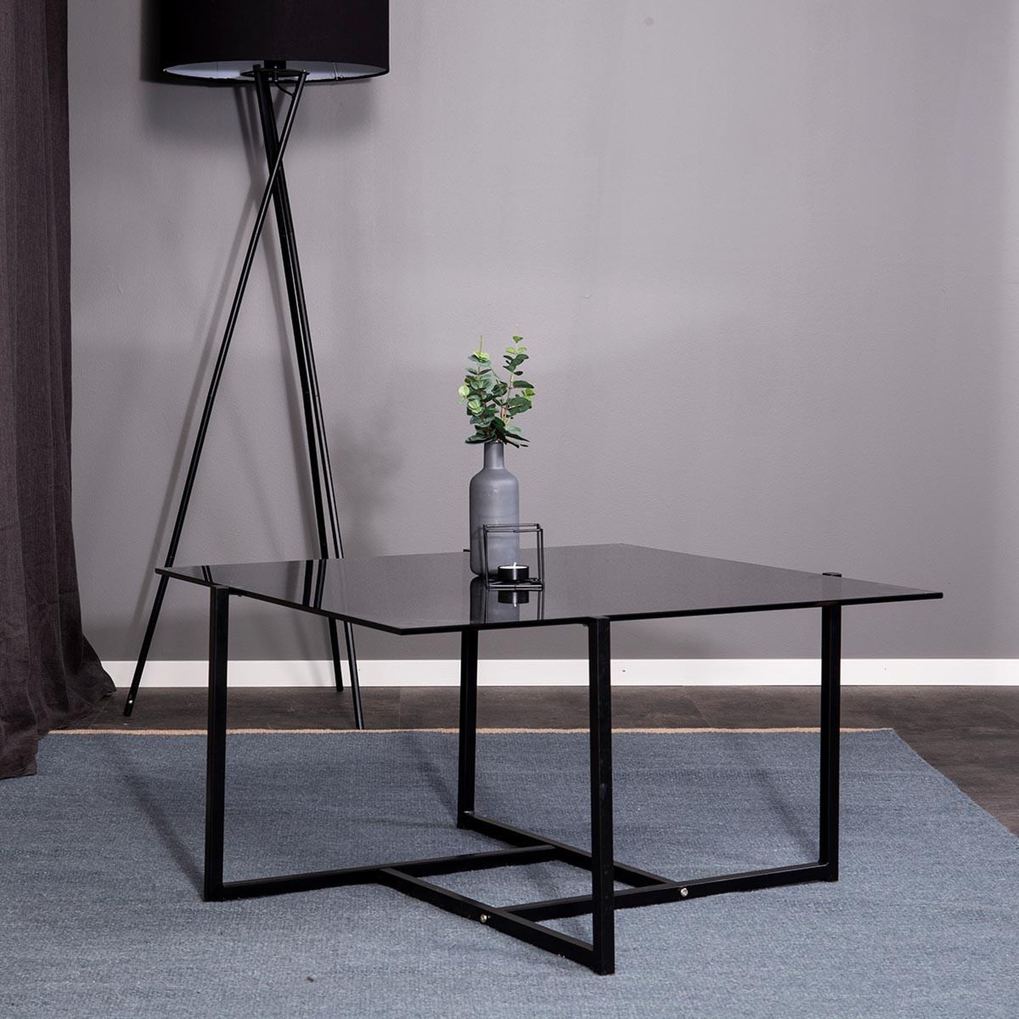Voir la diapositive 4 : Paris Prix Table basse design  hybrid  80cm noir