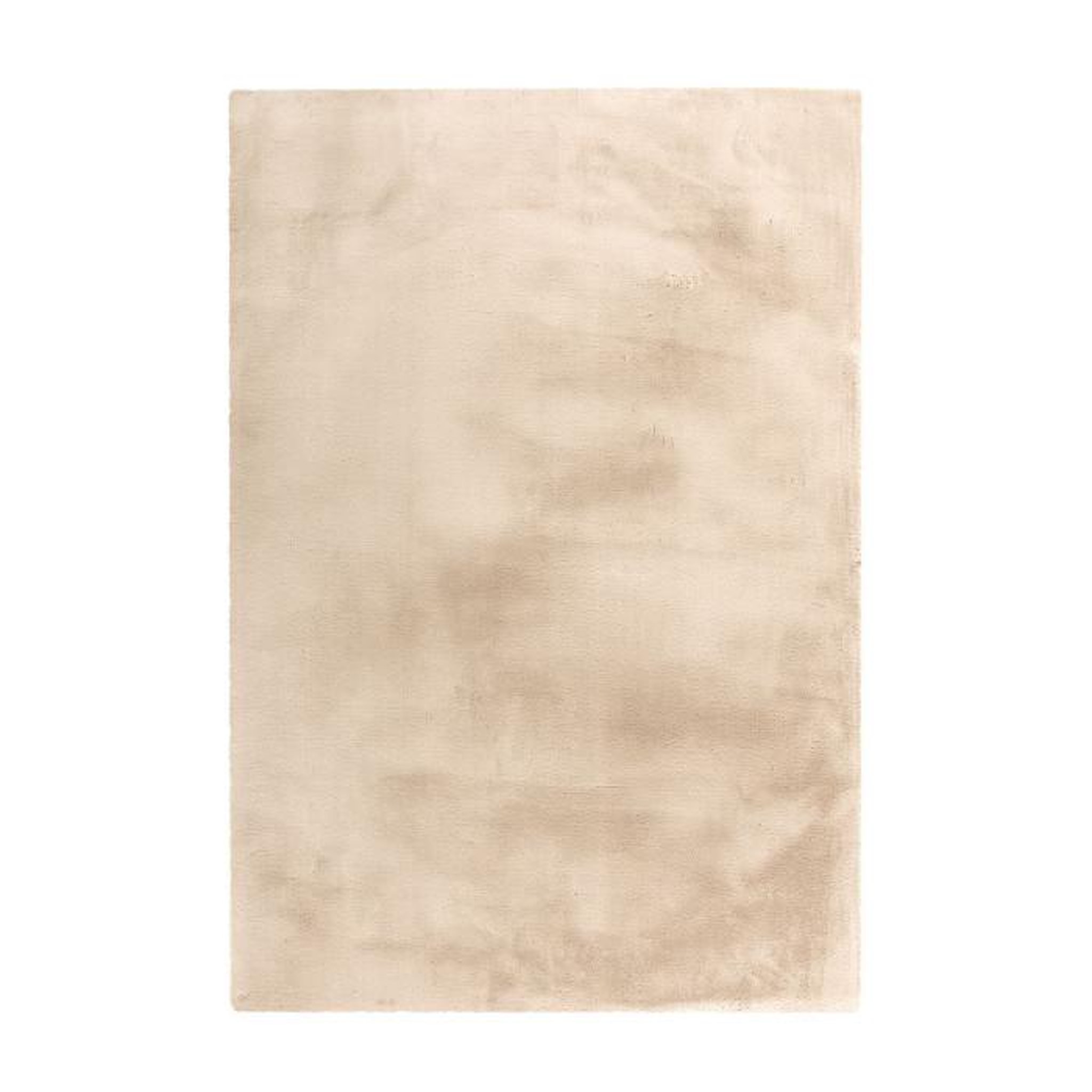 Paris Prix Tapis Uni Doux à Poils Longs  Rabbit  Ivoire. Coloris disponibles : Beige