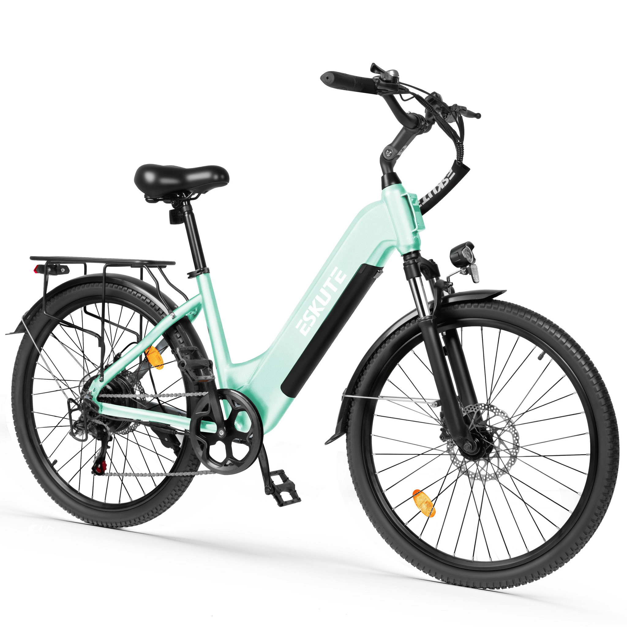 Voir la diapositive 3 : ESKUTE Vélo de ville électrique ESKUTE C202, Step-Through 26