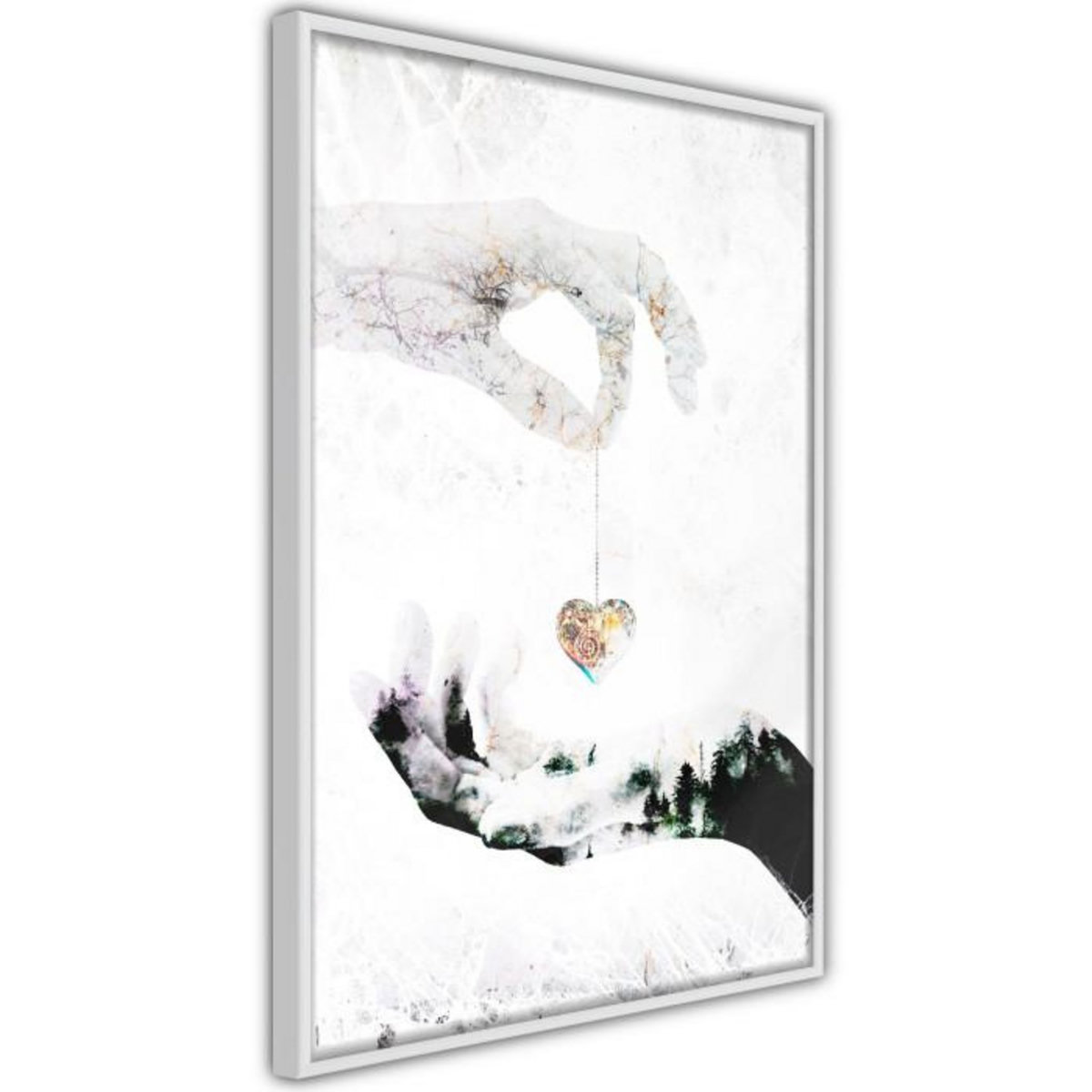 Paris Prix Affiche Murale Encadrée  Give Me Your Heart