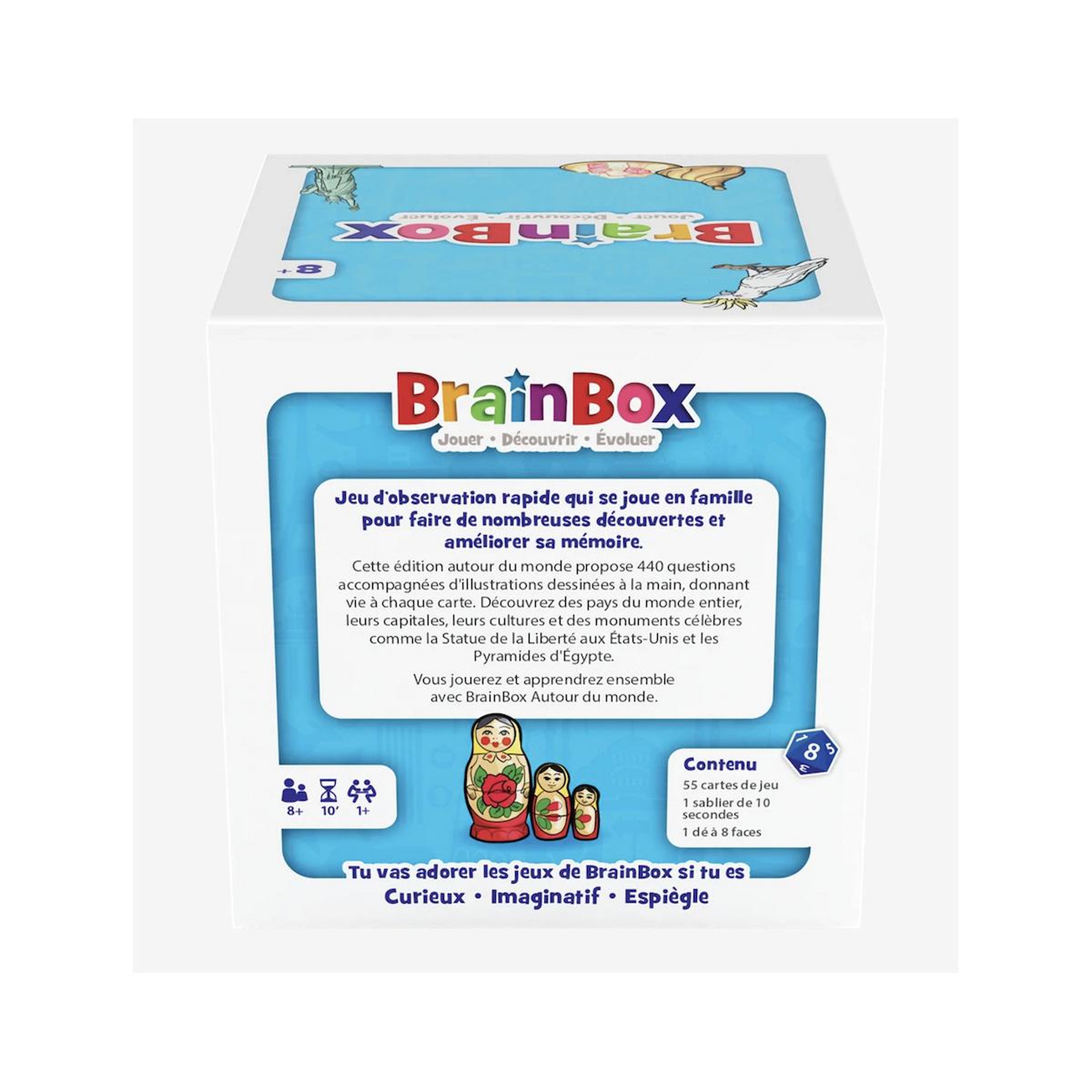 Voir la diapositive 3 : BRAINBOXGAMES BrainBox - Voyage autour du monde - Asmodee