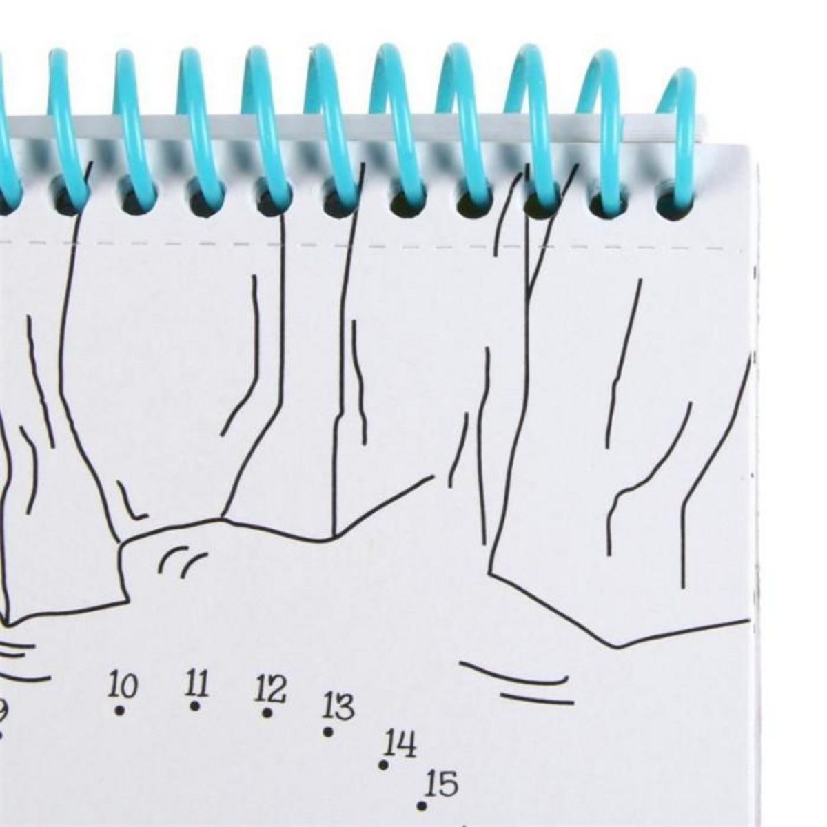 Paris Prix Cahier de Coloriage  Poignée  15x25cm Blanc