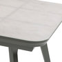 Voir la diapositive 6 : HESPERIDE Table de jardin extensible en aluminium et verre 12 places PULPY - Vert laurier et gris granite