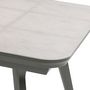 Voir la diapositive 6 : HESPERIDE Table de jardin extensible en aluminium et verre 12 places PULPY - Vert laurier et gris granite