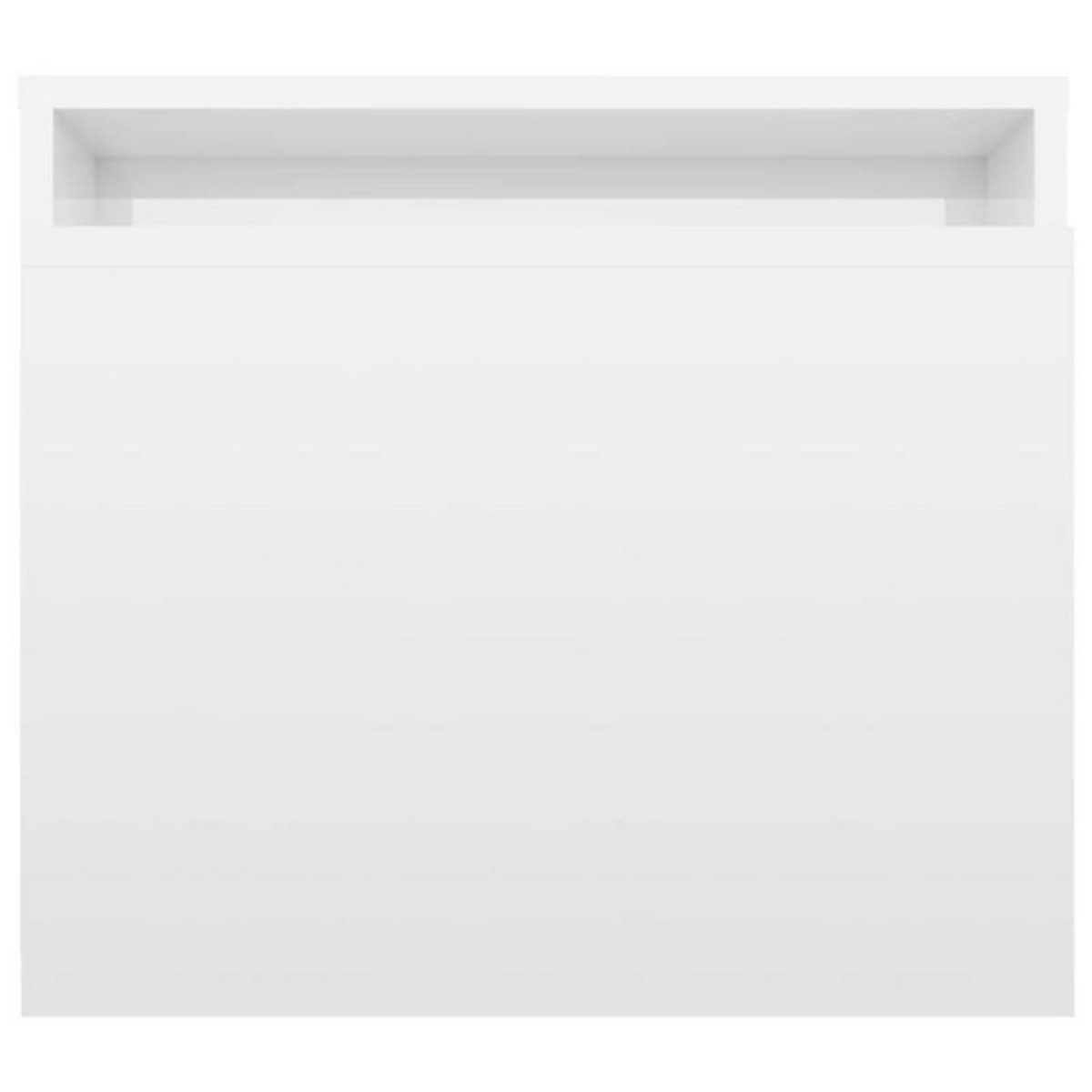 VIDAXL Ensemble de table basse Blanc brillant Bois d'ingénierie