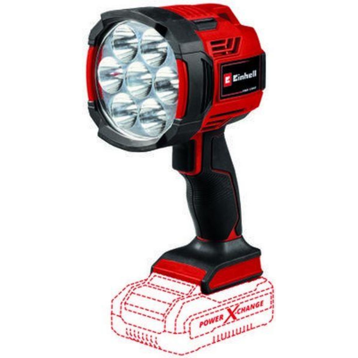 Einhell Lampe torche sans fil TE-CL 18/2500 LiAC - 7 LED - 2 500 lumens - 6500 K - sans batterie