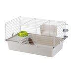 Ferplast Cage - FERPLASTE - CAVIE 80X1 - 77 x 48 x 42 cm - Gris clair