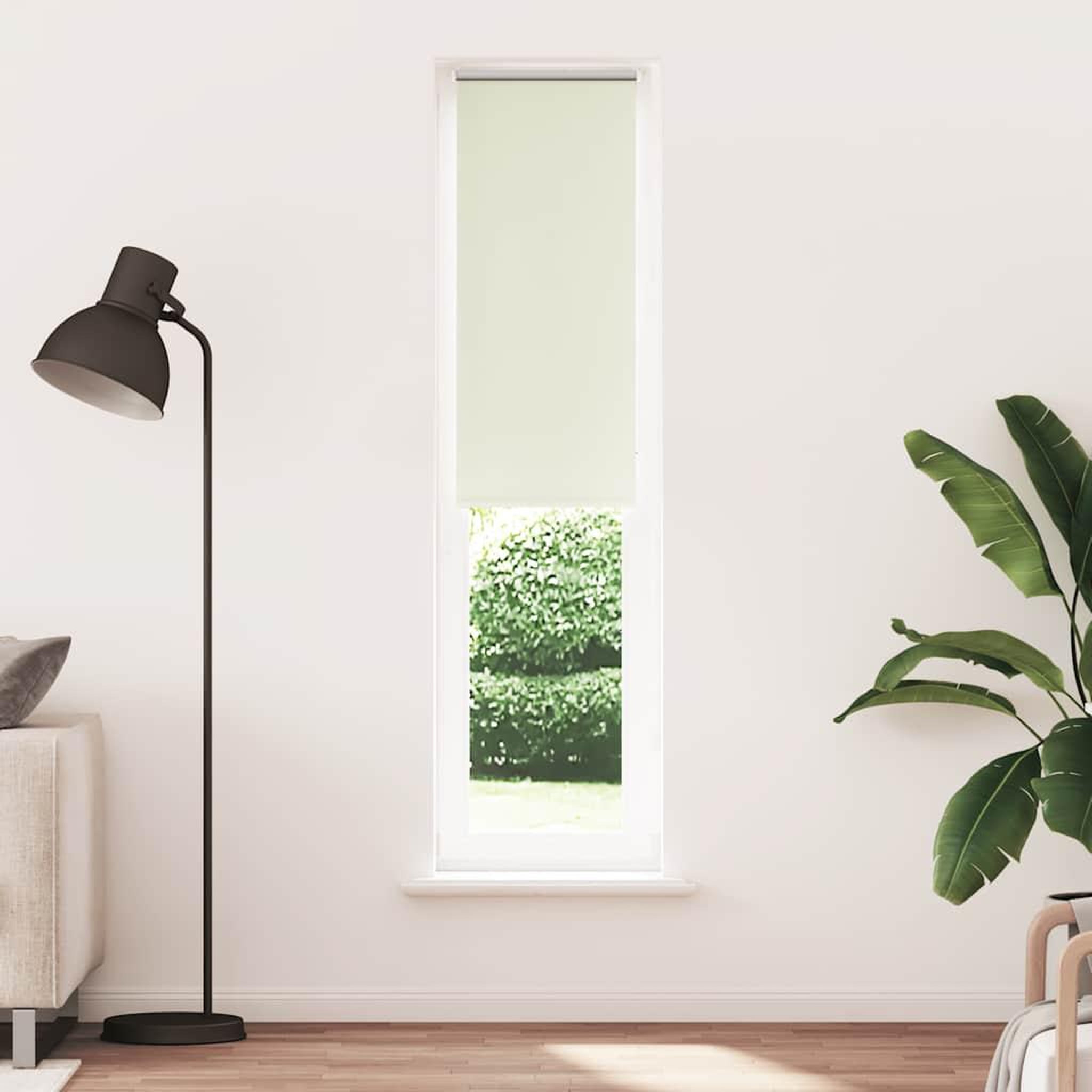 Voir la diapositive 2 : VIDAXL Store enrouleur occultant blanc casse 45x230cm largeur du tissu